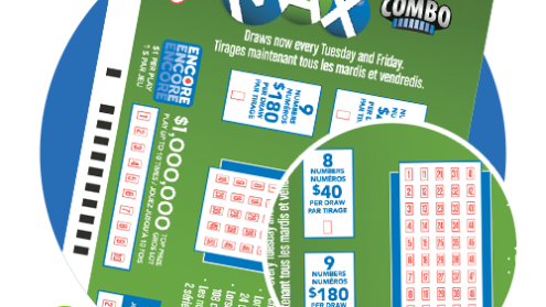 LottoMax ticket graphic