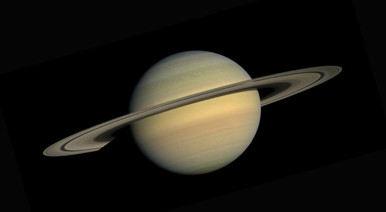 Saturn's rings visible in June