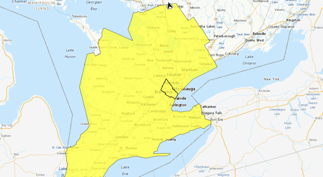 Severe Thunderstorm Watch issued for Southern Ontario - Toronto Times