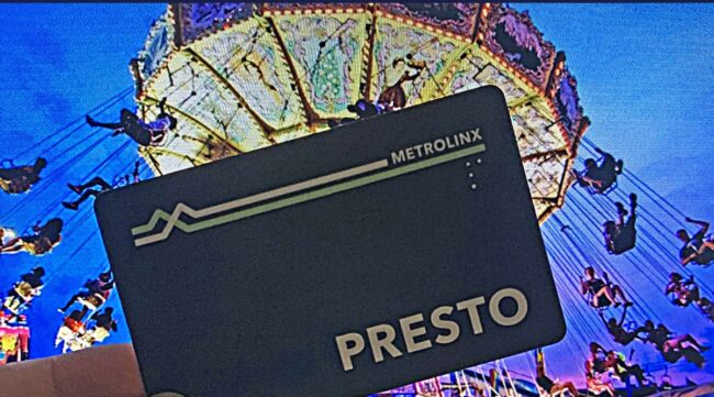 PRESTO card user save at CNE