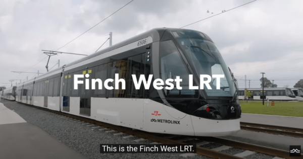 Finch West LRT stops and stations completed