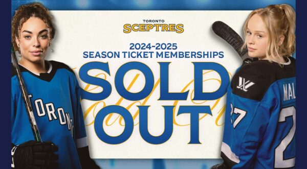 Toronto Sceptres season tickets sold out