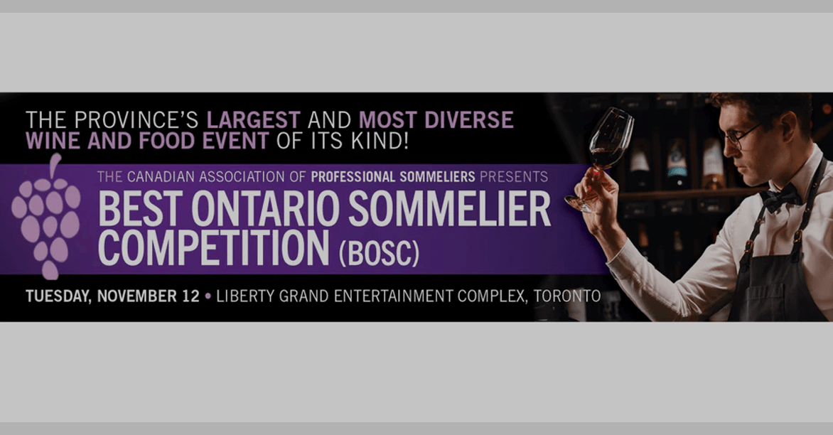 Finalists announced for Best Ontario Sommelier Competition 2024