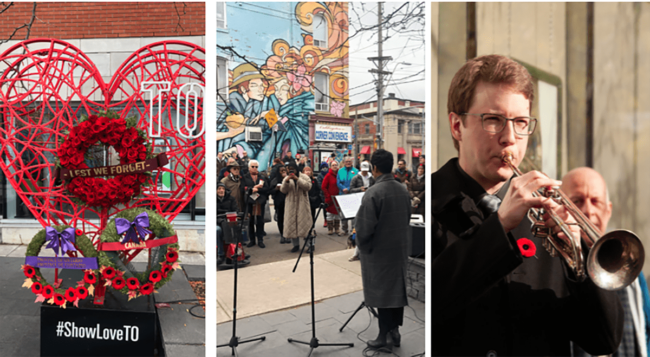 Cabbagetown Remembrance Day ceremony 2024