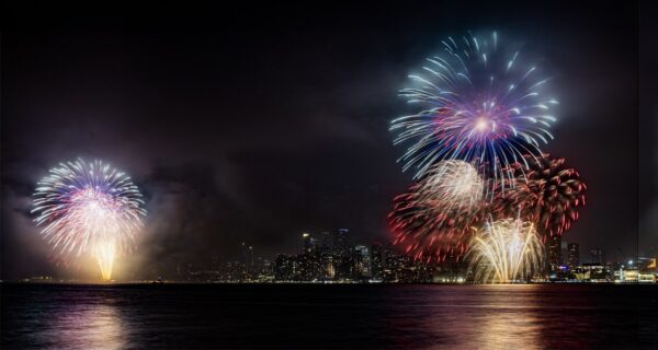 New Year's fireworks happening along Toronto's waterfront