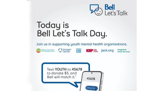 Bell Let's Talk Day events