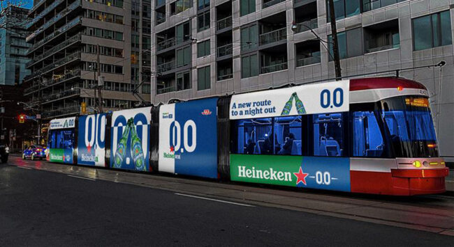 A New Route to a Night Out: Heineken 0.0 Streetcar experience