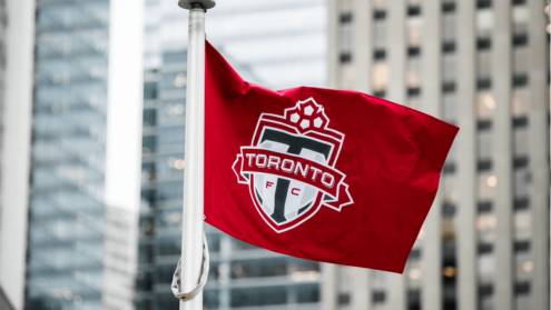City of Toronto raises Toronto FC flag
