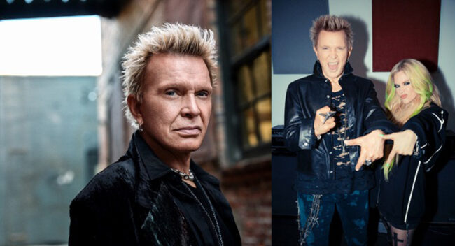 Billy Idol releases new single with Avril Lavigne, plays Toronto in May