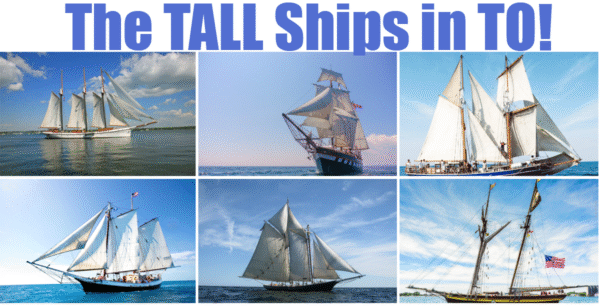 The TALL SHIPS set sail in Toronto Harbour