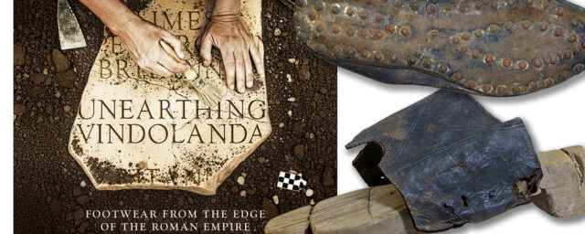 Roman shoes on display at Bata Shoe Mueseum