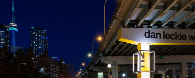 New lighting under the Gardiner